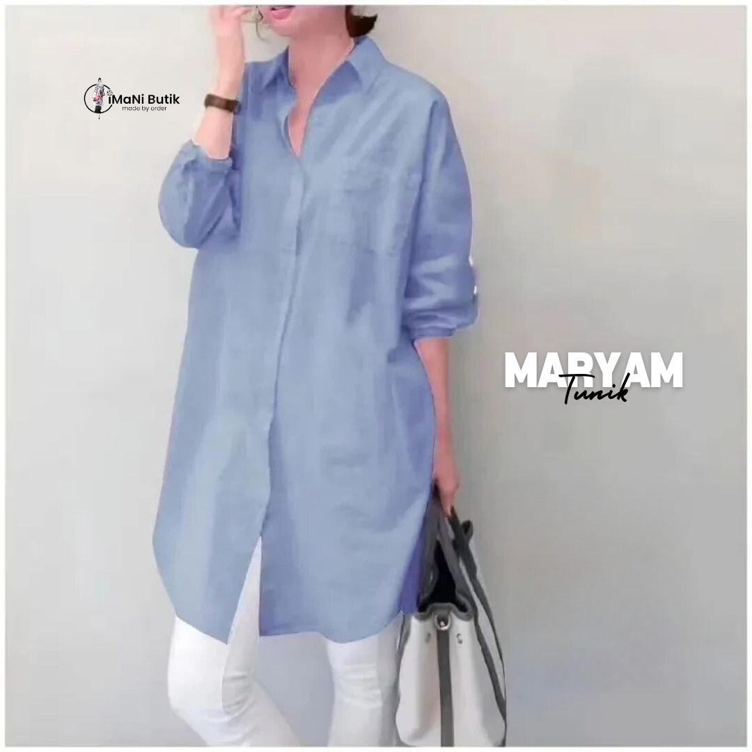 Tunik Maryam Skyblue